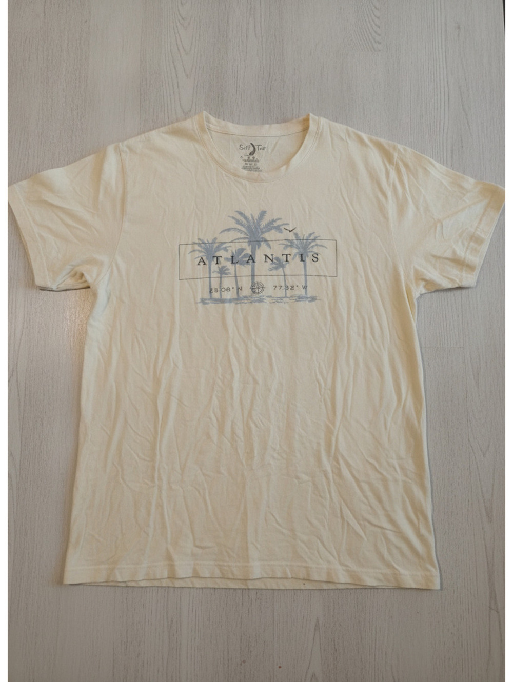 Gear For Sports Soft Tee Atlantis Bahamas Coordinates Graphic T-Shirt  Size 2XL